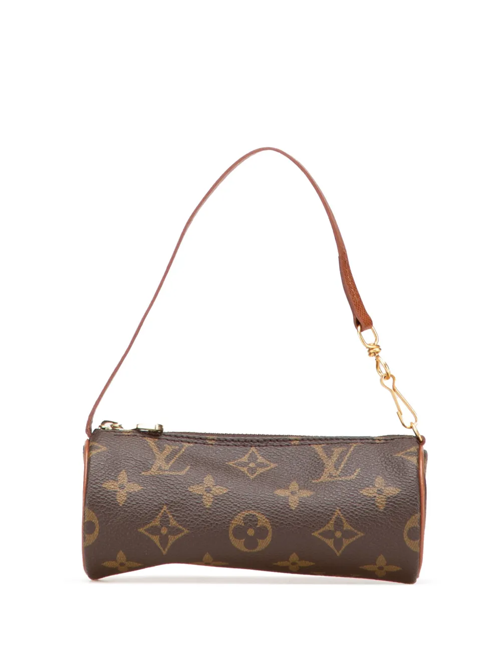 Louis Vuitton Pre-Owned 1990-2025 モノグラム パピヨン ポシェット ハンドバッグ - ブラウン Louis Vuitton Pre-Owned 1990-2025 モノグラム パピヨン ポシェット ハンドバッグ - ブラウン