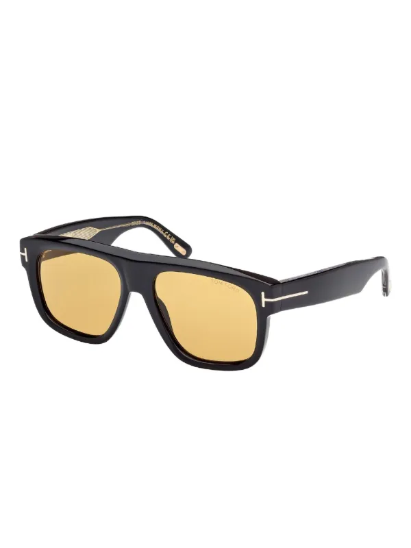 TOM FORD Eyewear Icon oversized-frame Sunglasses | Black | FARFETCH RO