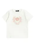 Versace Kids Medusa Head floral-print T-shirt - White