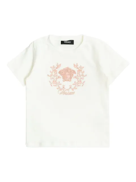 Versace Kids Medusa Head floral-print T-shirt