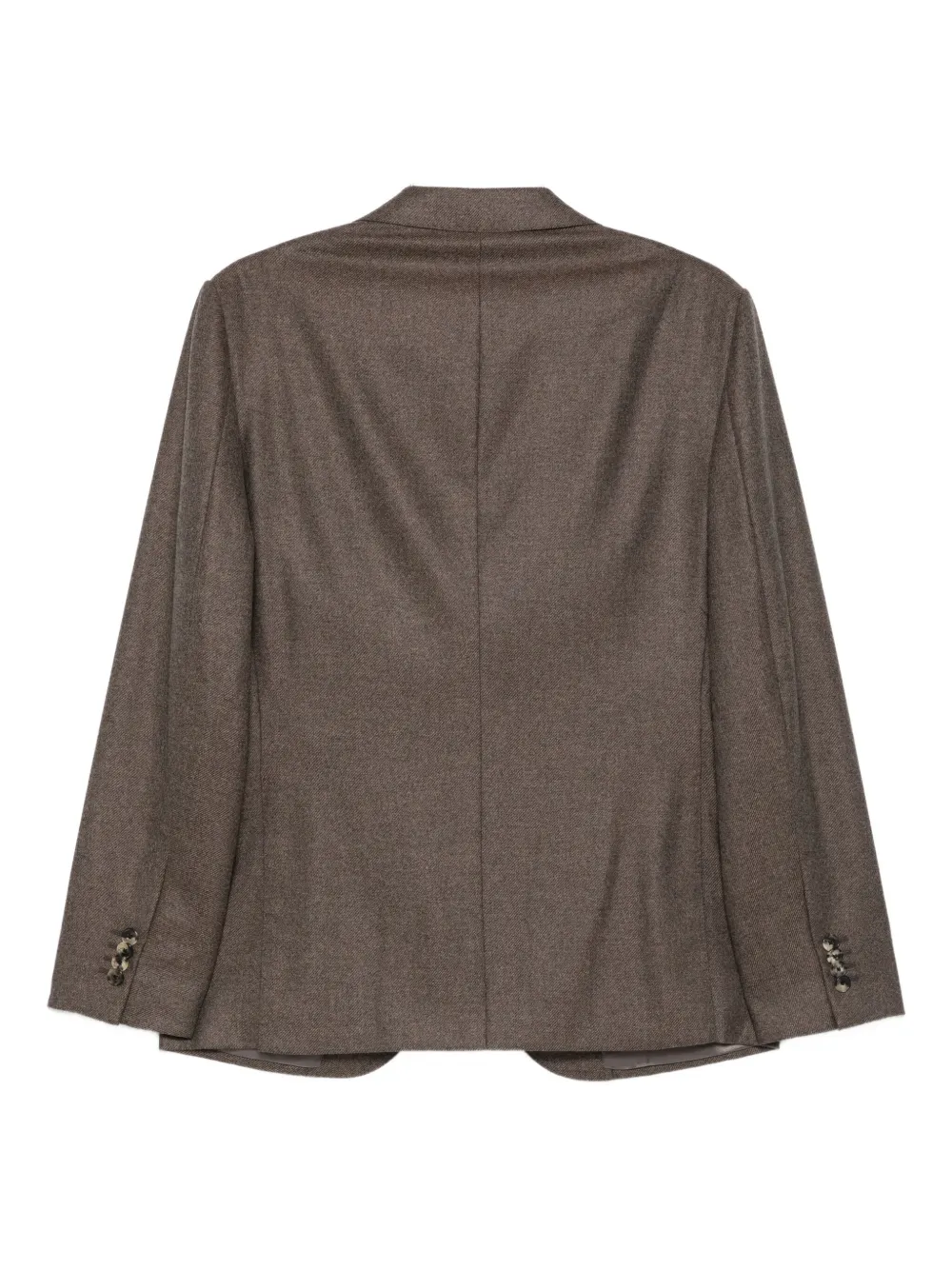 Caruso buttoned wool-cashmere jacket Bruin