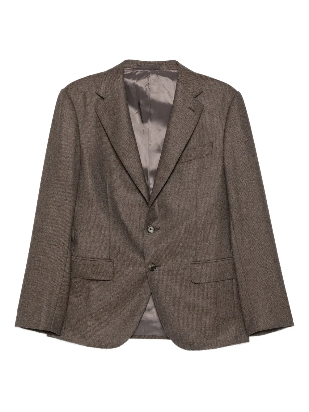 Caruso buttoned wool-cashmere jacket Bruin