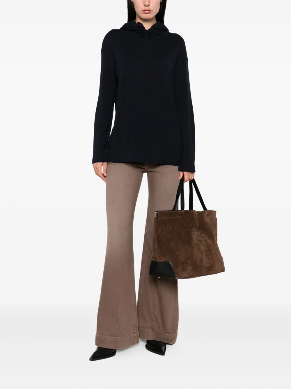 'S Max Mara wool hoodie Blauw