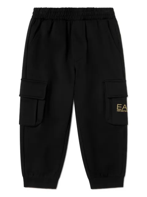Emporio Armani Kids elastic-waist cargo trousers