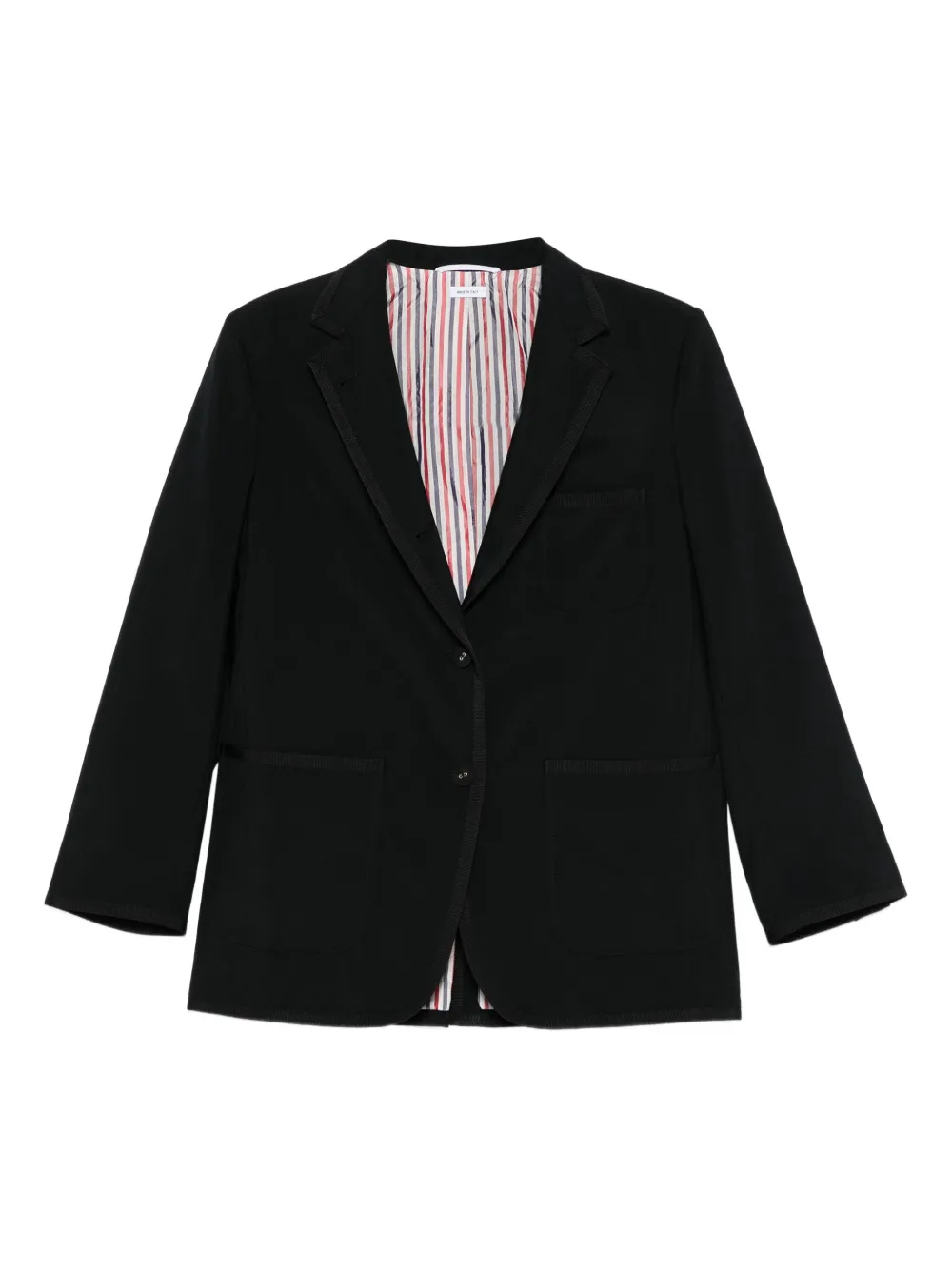 Thom Browne single-breasted blazer Blauw