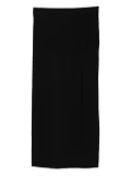 TOM FORD draped midi skirt - Black
