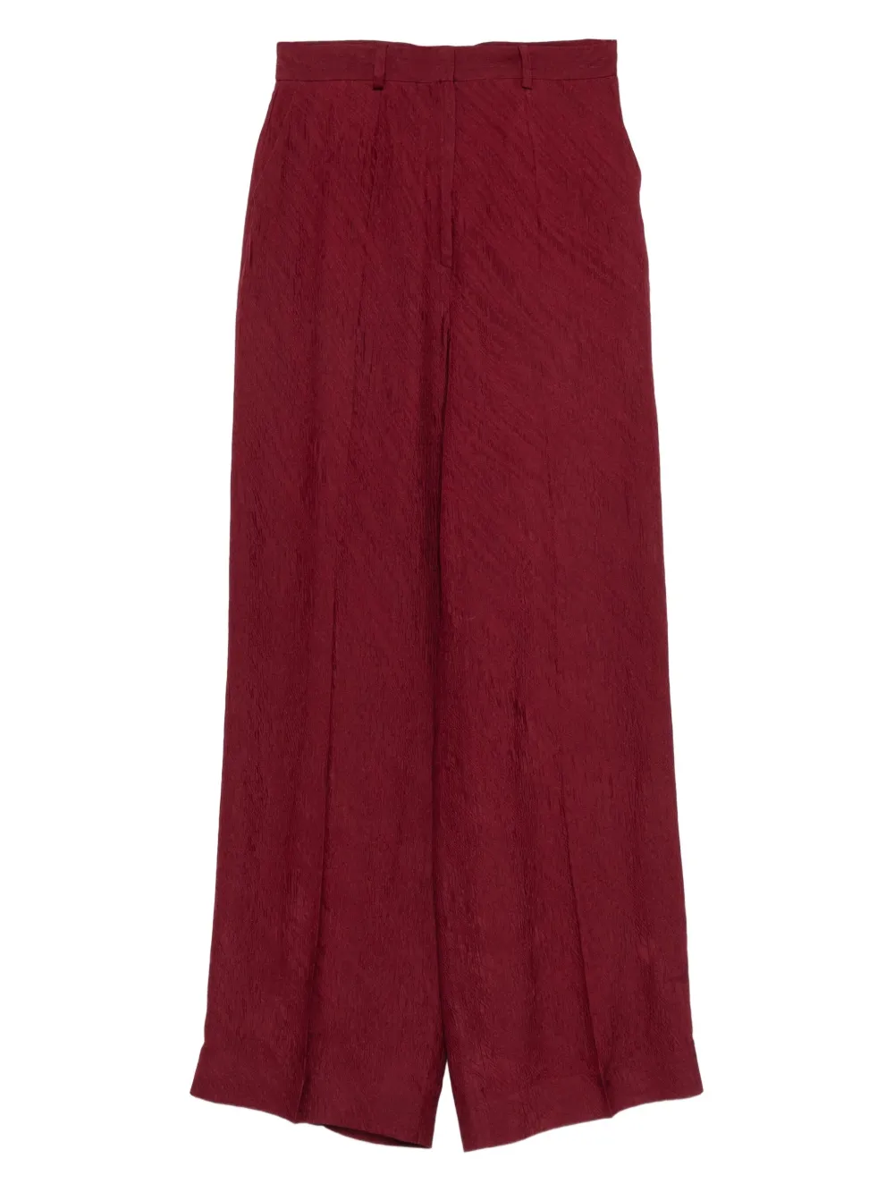 Lanvin textured trousers Rood