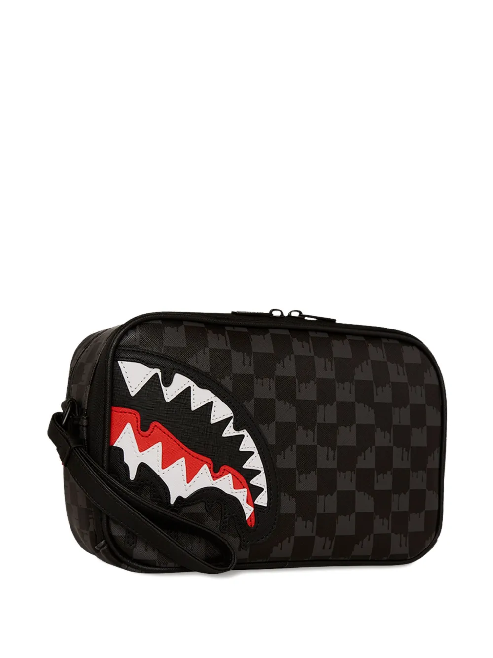 sprayground kid Geruite tas met haaientand Zwart