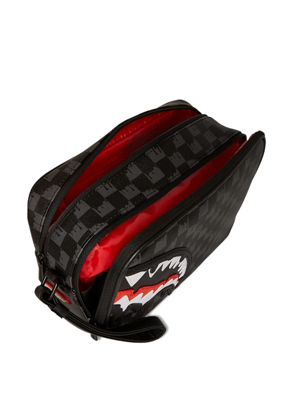 sprayground kid Geruite tas met haaientand Zwart