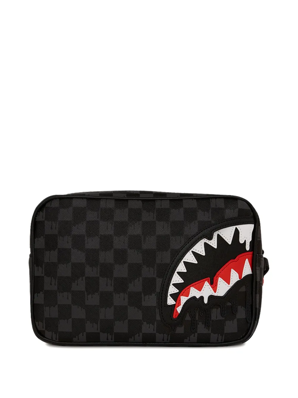 sprayground kid shark-tooth check bag - ブラック sprayground kid shark-tooth check bag - ブラック