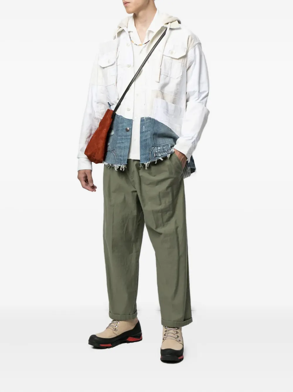 Greg Lauren Denim jack Wit