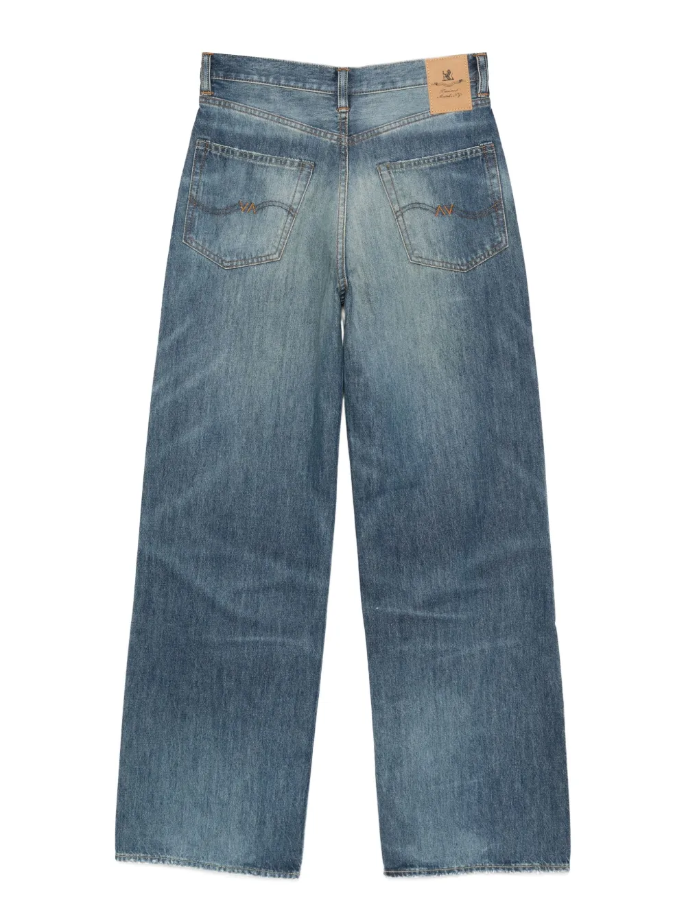 Denimist Terry frayed-edge jeans Blauw
