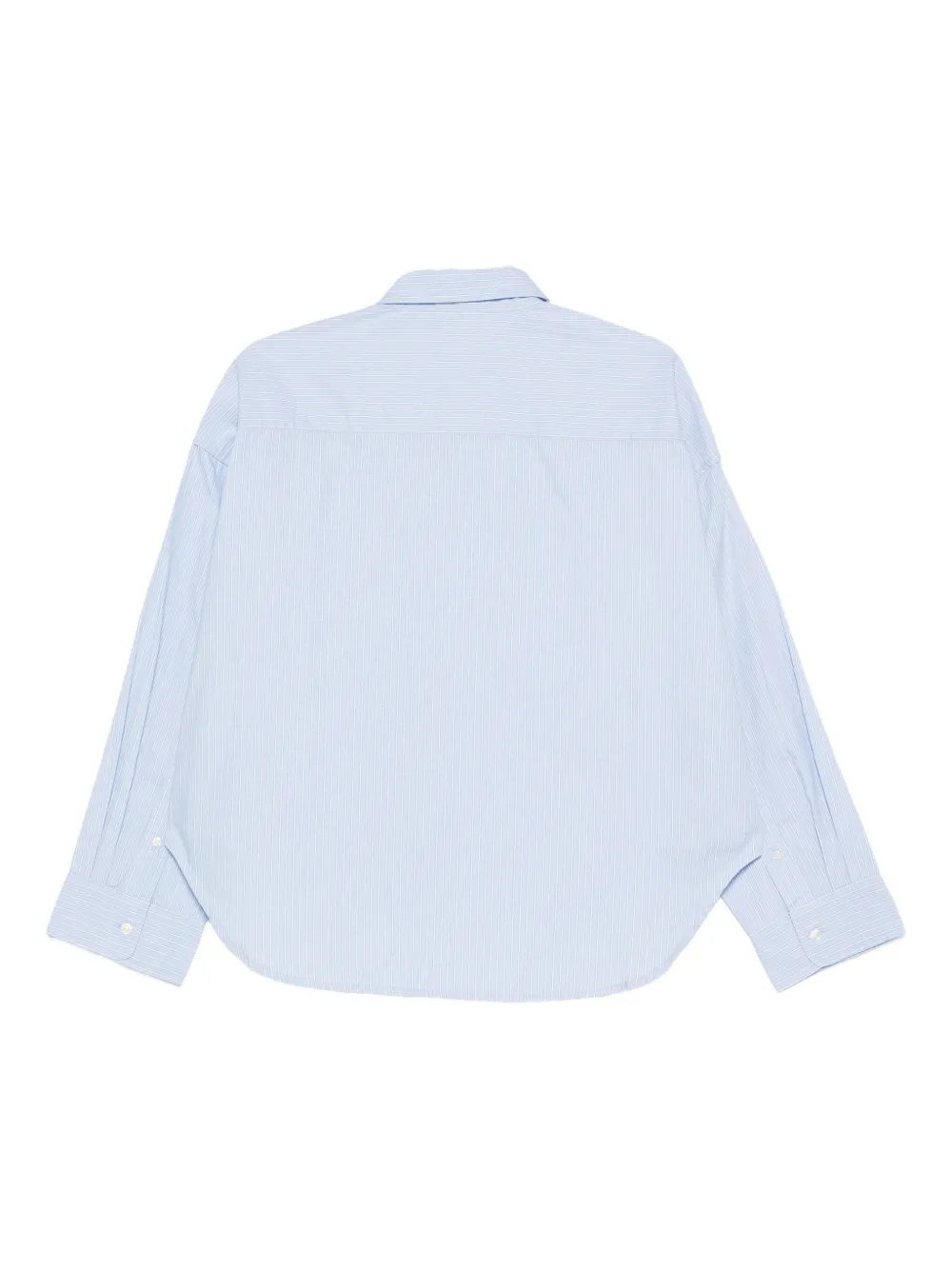Denimist Cropped Shirt In Blue