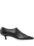 Aeyde Virun pointed-toe kitten-heel boots - Black