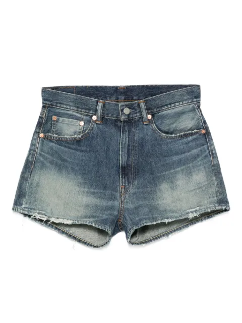 Denimist Haisley frayed denim shorts