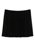 Norma Kamali pleated mini skirt - Black