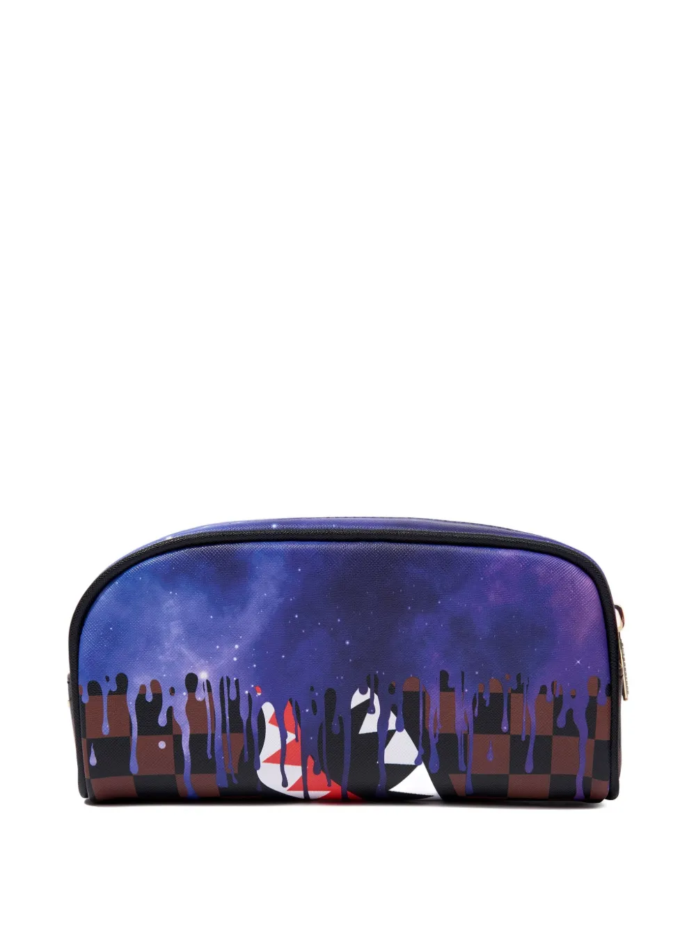 Sprayground Toilettas met print en haaientand Paars
