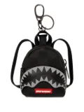 Sprayground shark-tooth backpack keyring - Black
