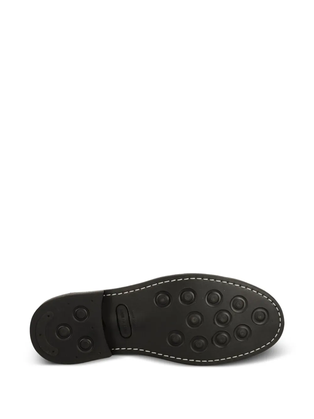Astorflex penny-strap leather loafers Brown