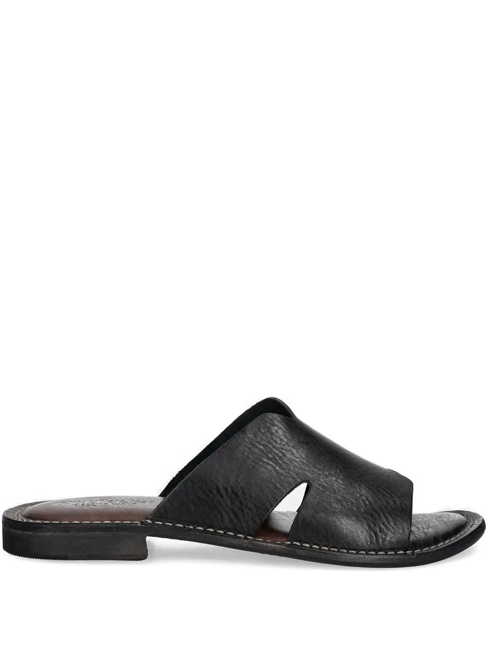 Astorflex Haichiflex leather sandals Black