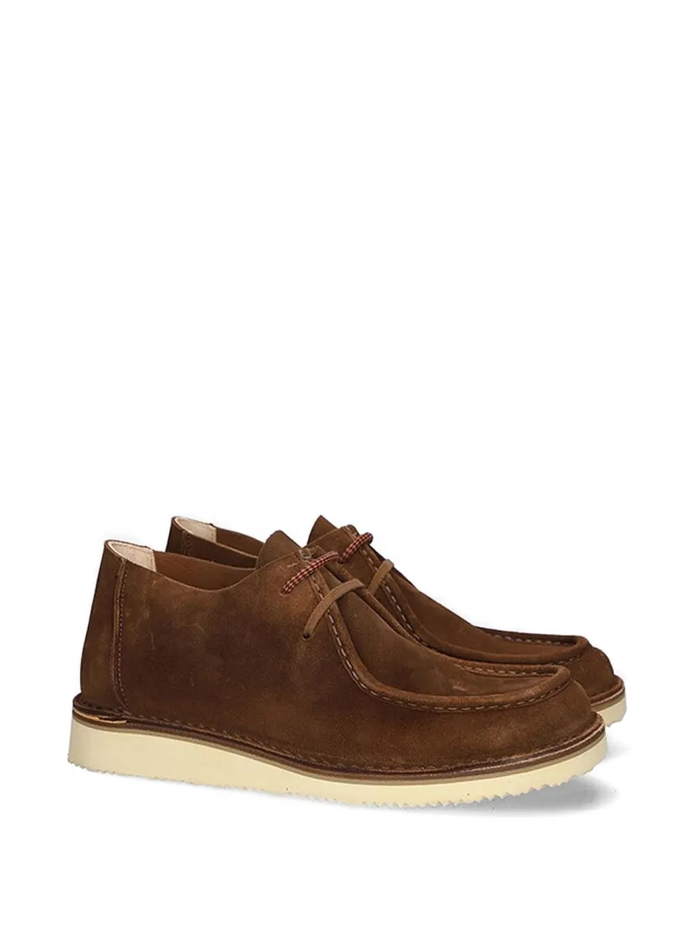 Astorflex suede lace-up shoes Brown
