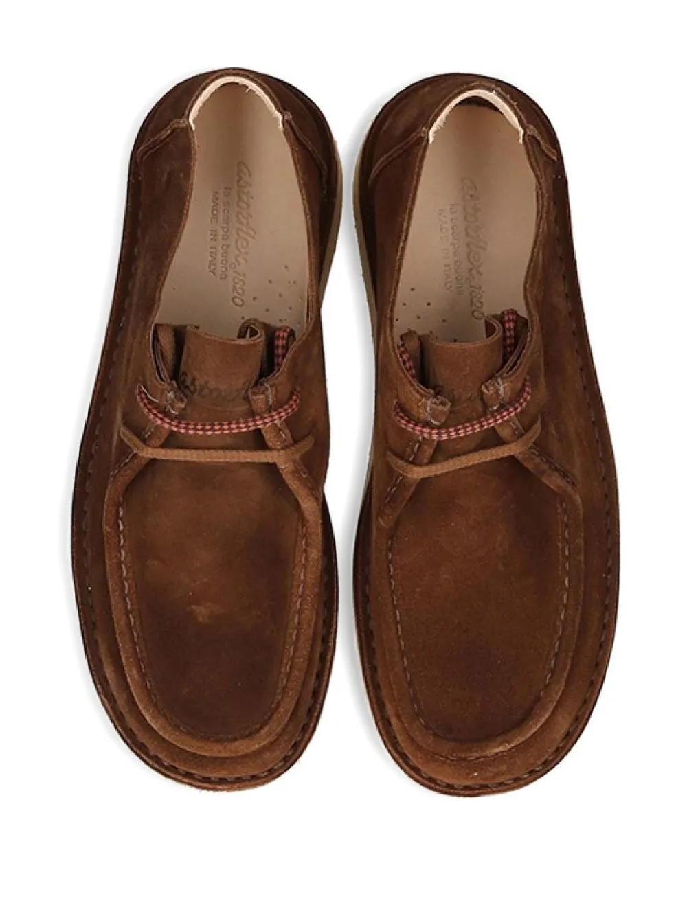 Astorflex suede lace-up shoes Brown