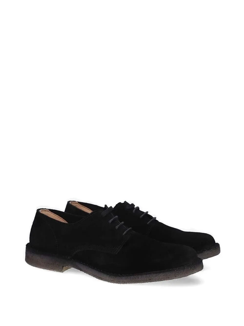 Astorflex lace-up suede shoes Black