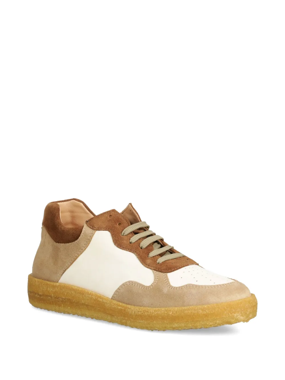 Astorflex suede panelled sneakers Brown