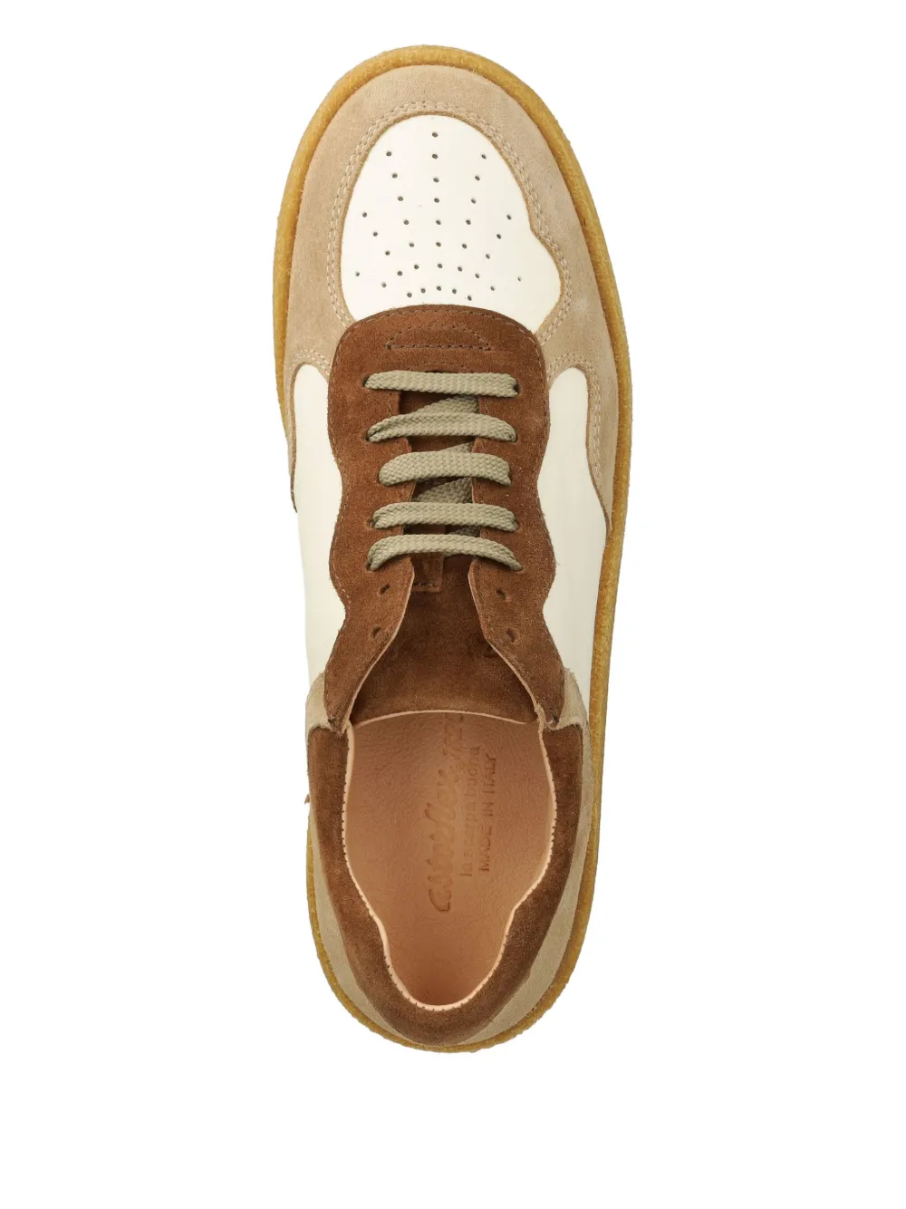 Astorflex suede panelled sneakers Brown