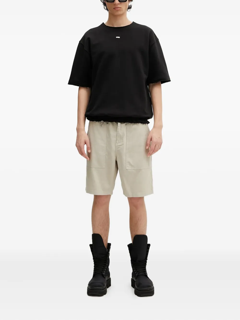 Barbour Grindle shorts met elastische taille Grijs