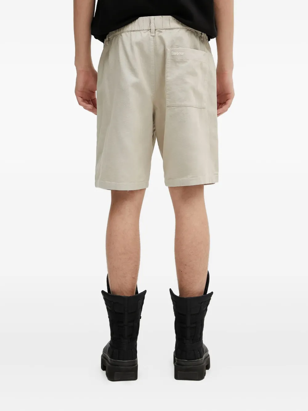 Barbour Grindle shorts met elastische taille Grijs
