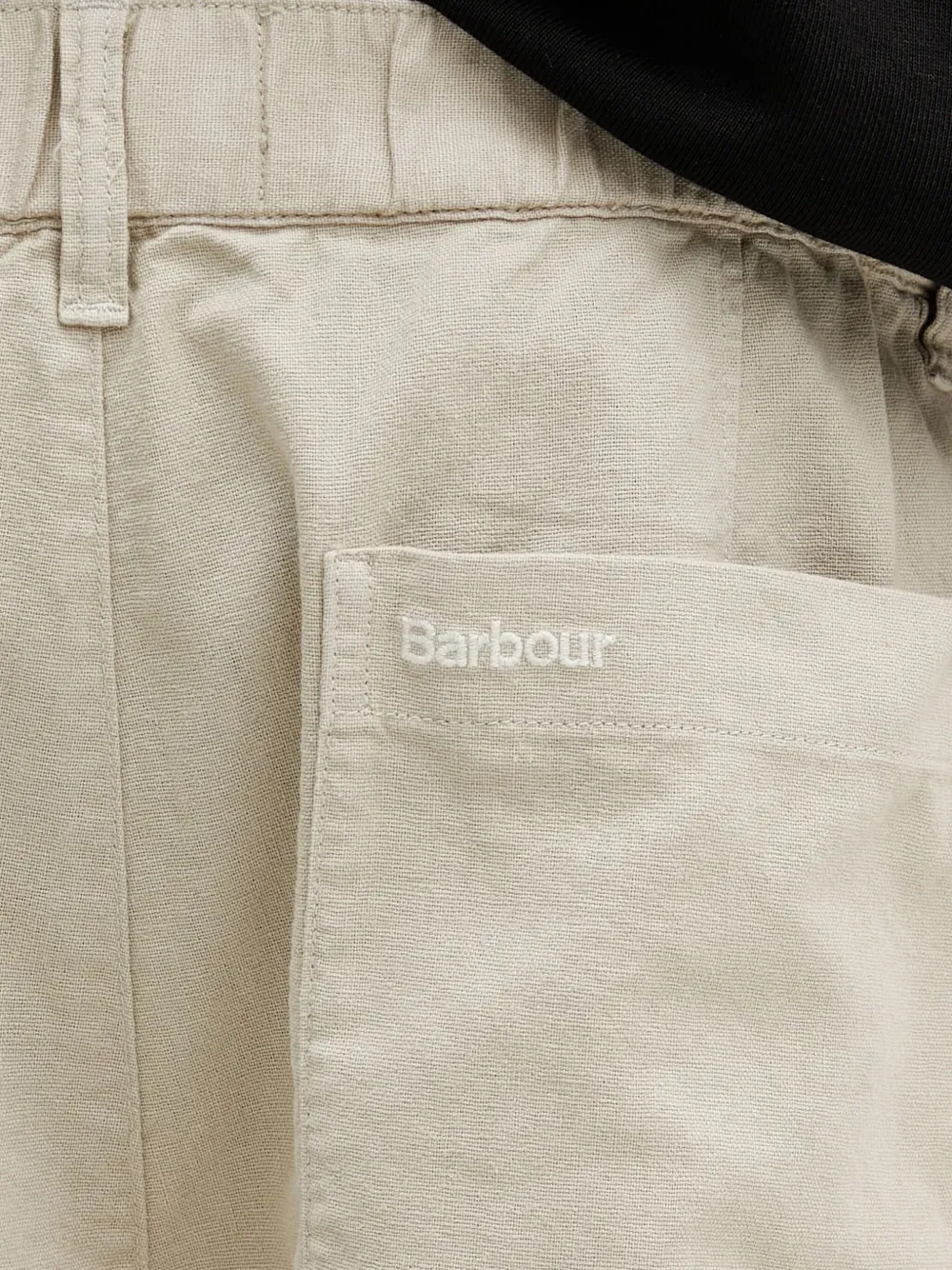 Barbour Grindle shorts met elastische taille Grijs