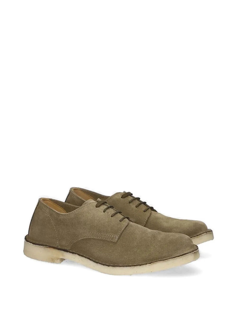 Astorflex suede lace-up loafers Grey
