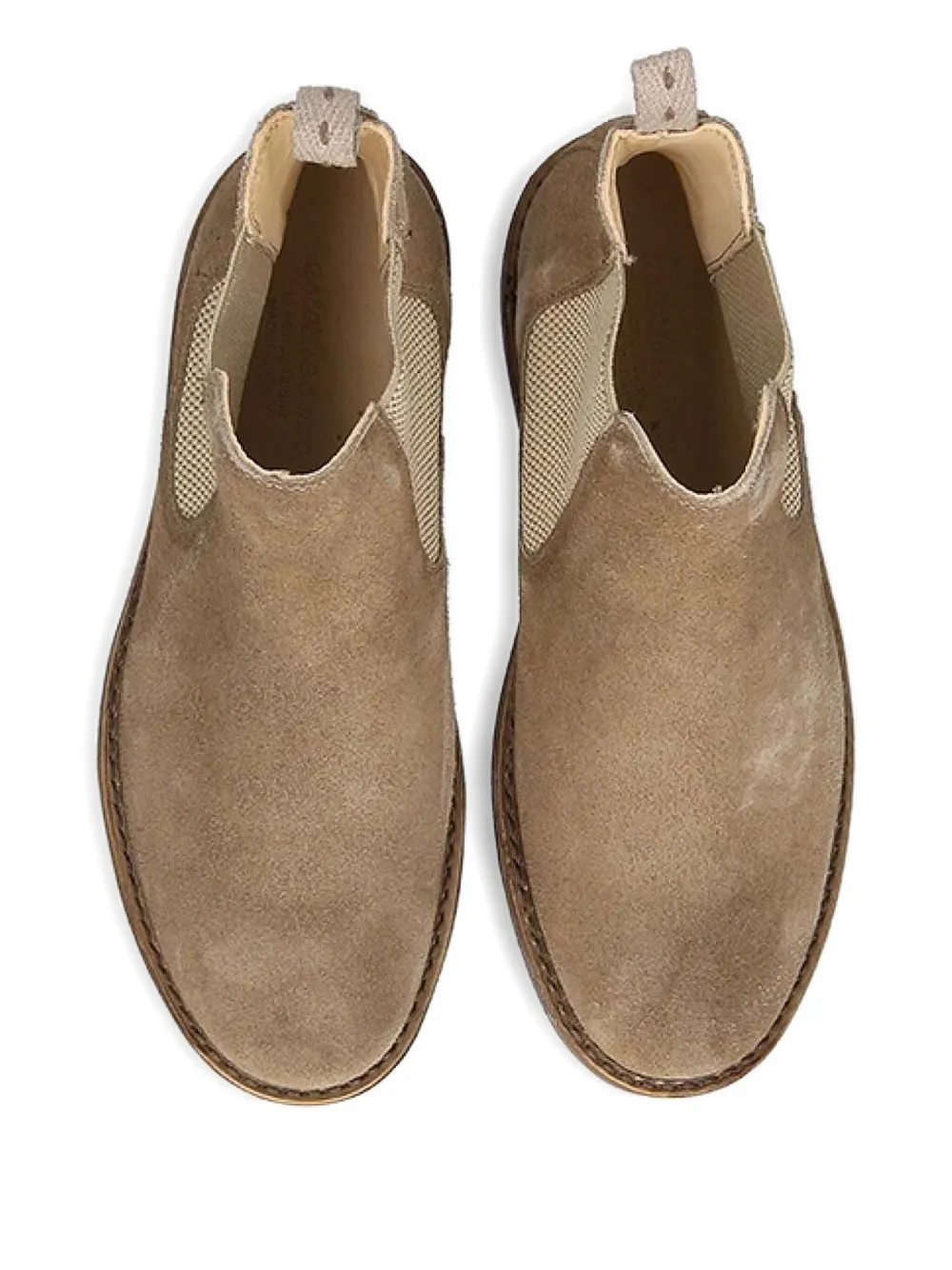 Astorflex Elastic-panel Suede Boots In Gray
