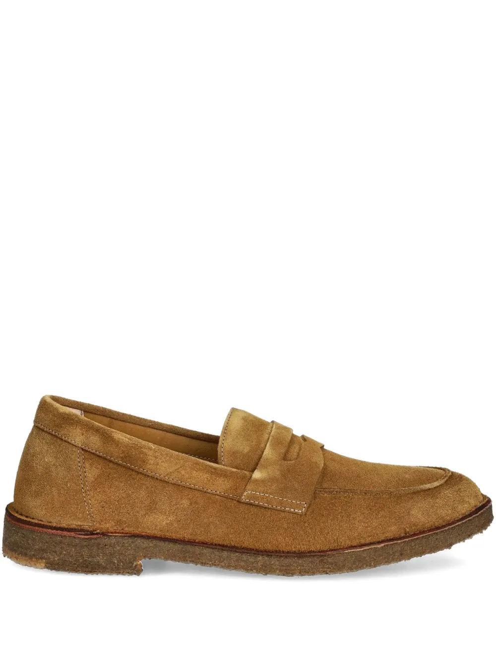 Astorflex Penny Suede Loafers In Brown