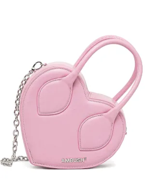 【AMBUSH】ロゴレタリングハート型トートバッグ AMBUSH】ロゴレタリングハート型トートバッグ (AMBUSH/トート