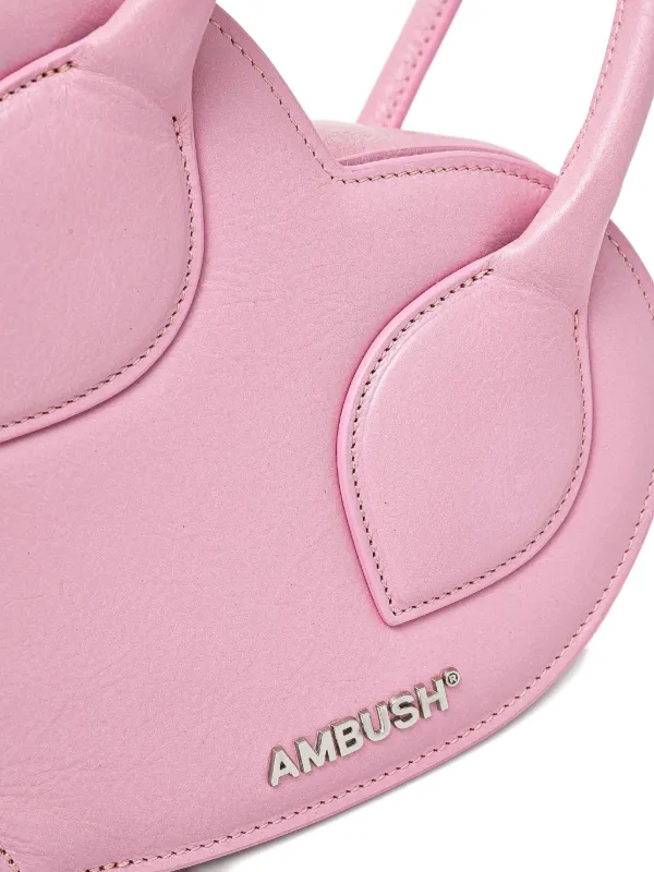 AMBUSH ハート ハンドバッグ | ピンク | FARFETCH JP