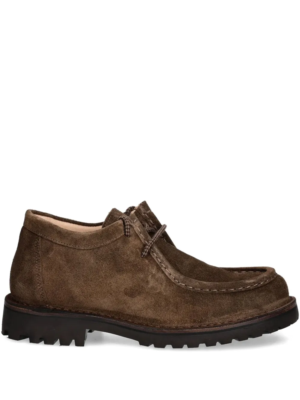 Astorflex Suede Lace-up Derby Shoes In Brown