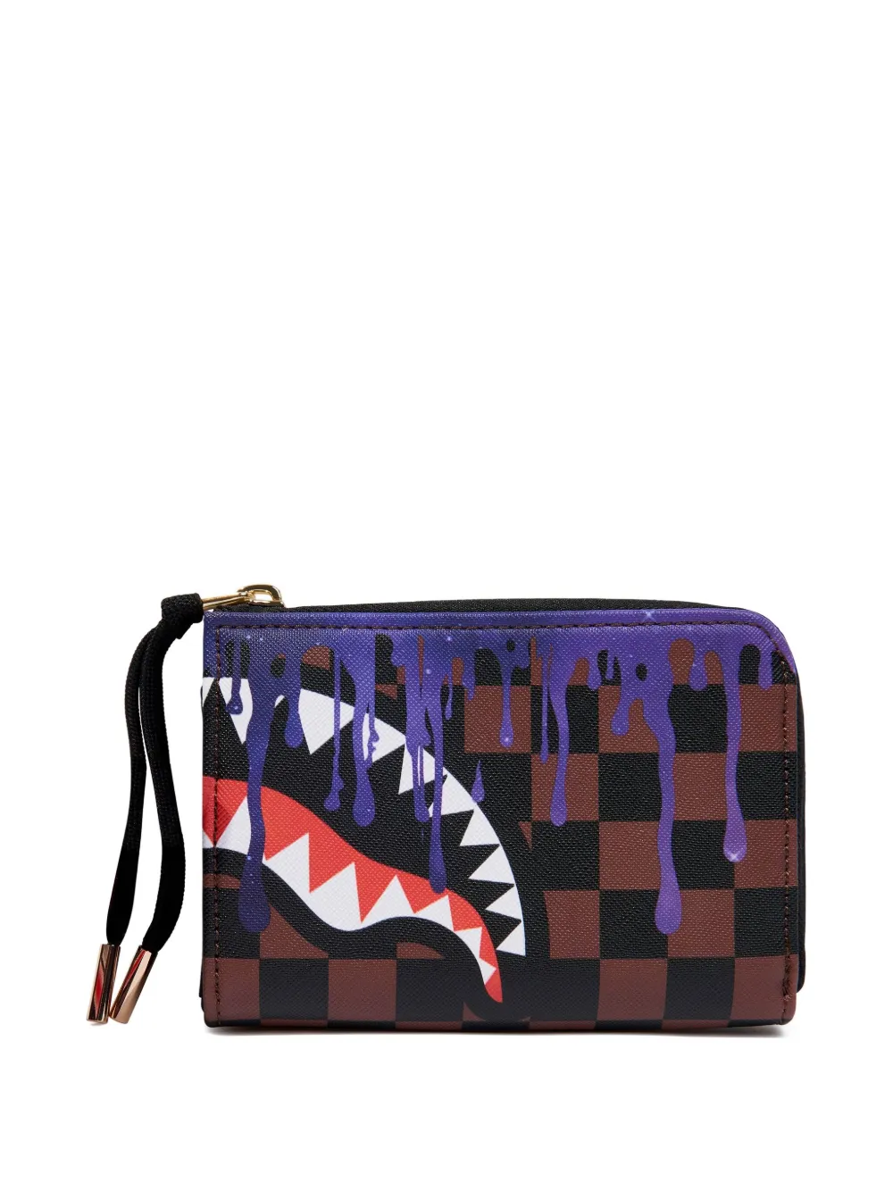 sprayground kid Geruite portemonnee met rits Bruin