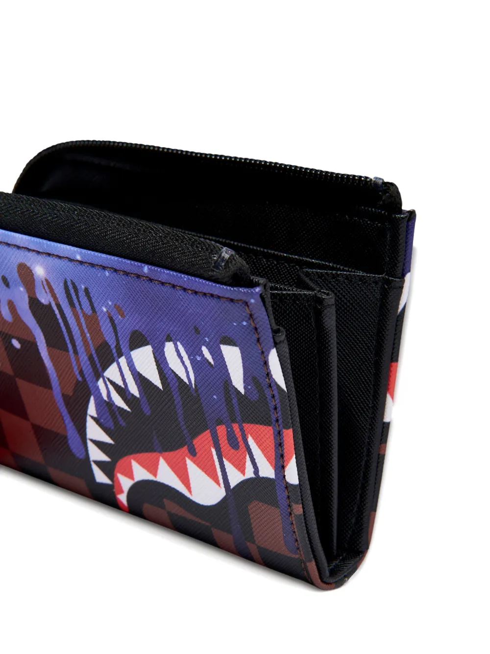 sprayground kid Geruite portemonnee met rits Bruin