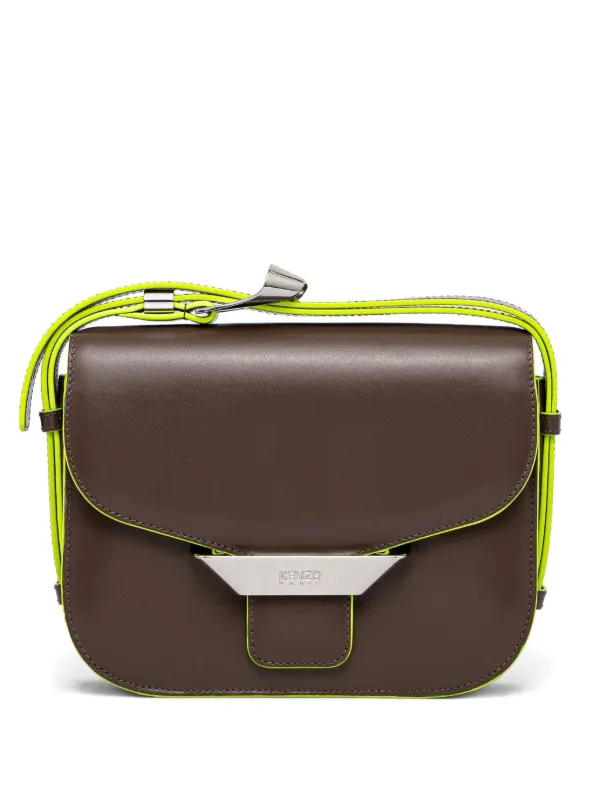 Kenzo Ribbon レザーバッグ | ブラウン | FARFETCH JP