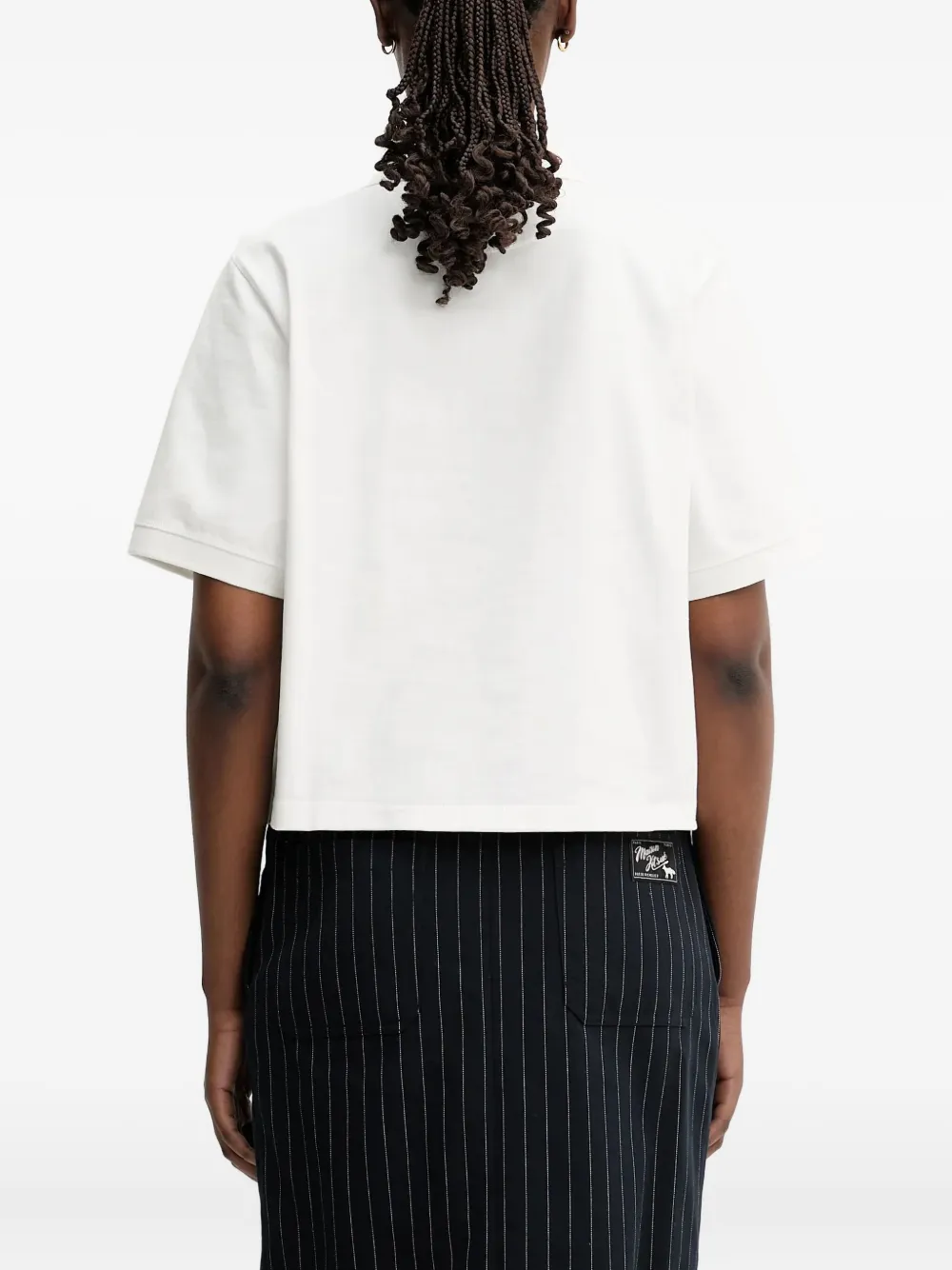 Kenzo x Verdy polotop met geborduurde tijger Wit