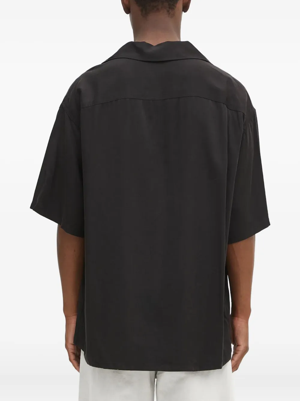 032c 111 bowlingshirt Zwart