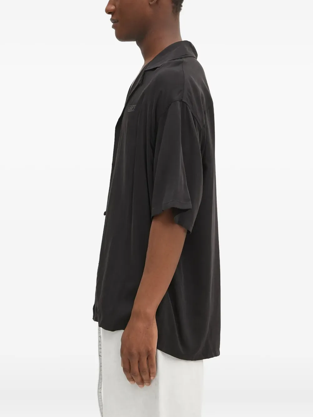 032c 111 bowlingshirt Zwart