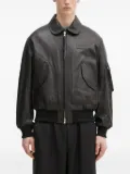 Kenzo zip-fastening leather jacket - Black