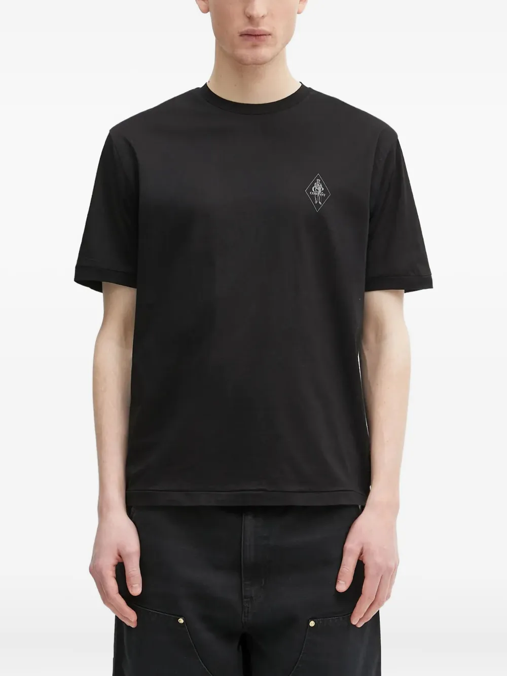 C.P. Company T-shirt met logoprint Zwart