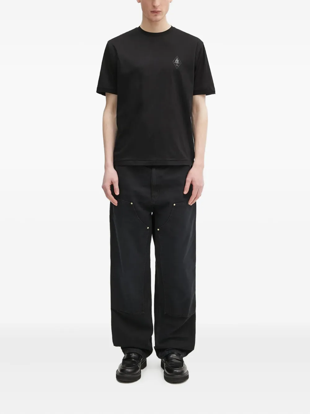 C.P. Company T-shirt met logoprint Zwart