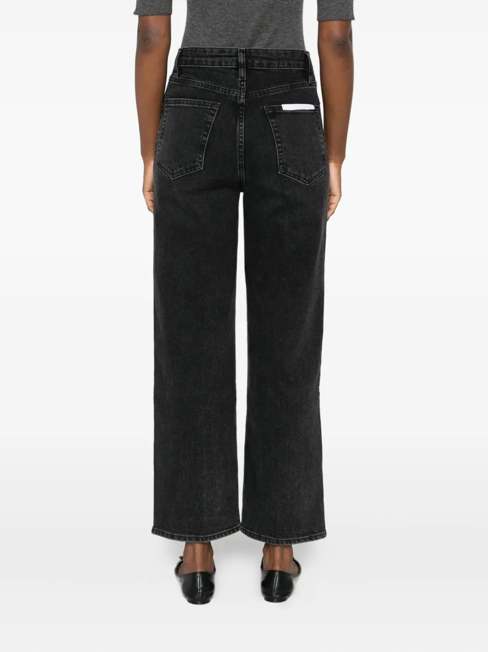 FRAME High-waist jeans Zwart