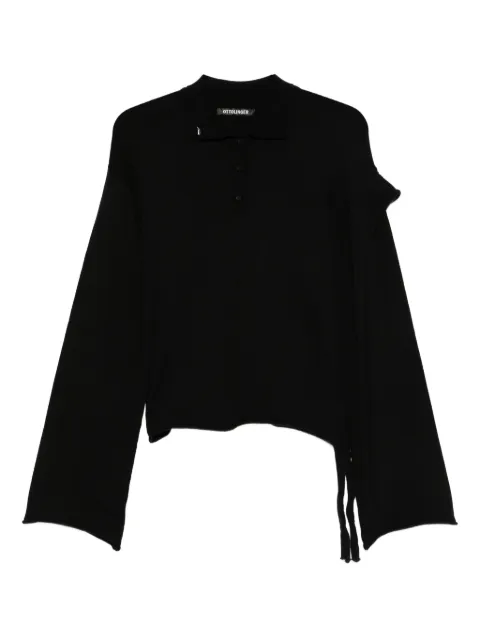 Ottolinger button-fastening asymmetric knitwear