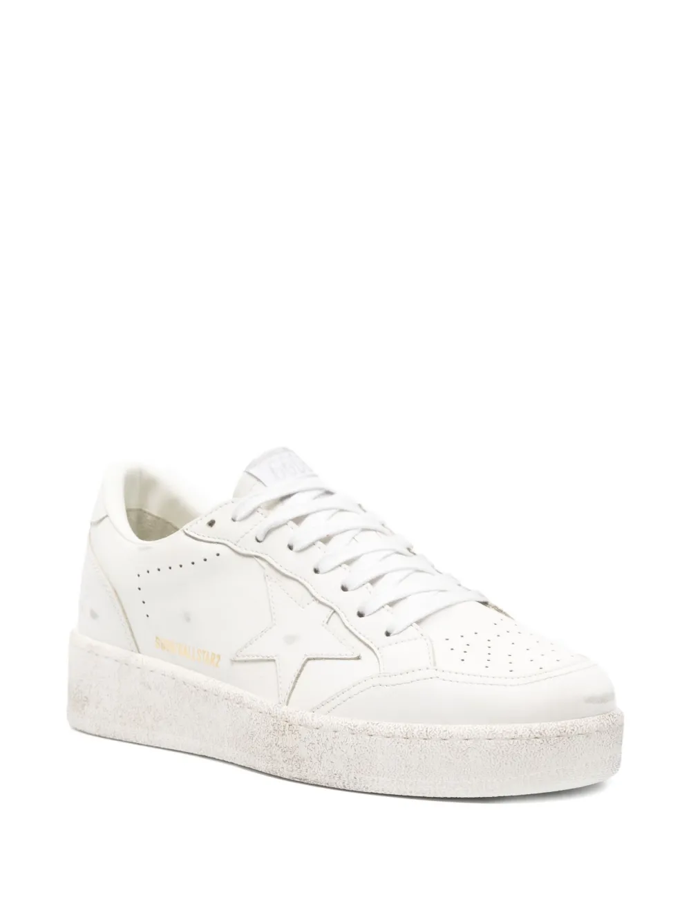 Golden Goose Ball Star leather sneakers White